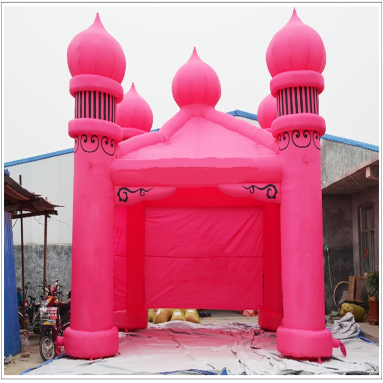 锦山镇粉色帐篷